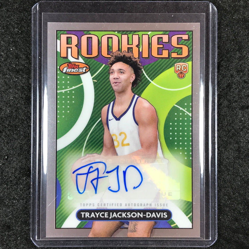 2023-24 Topps Finest TRAYCE JACKSON-DAVIS Rookie Finest Autograph Base #TJD