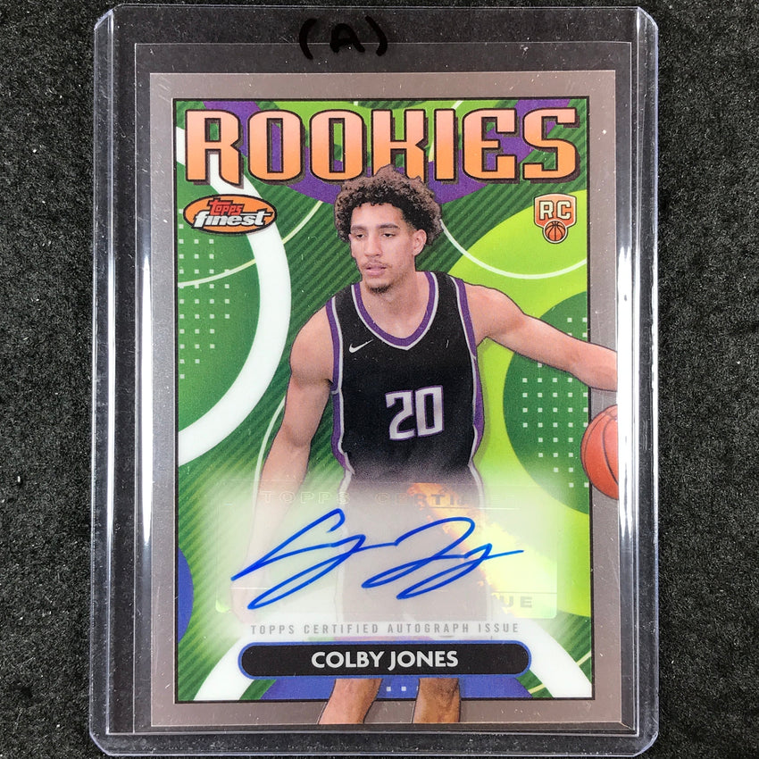 2023-24 Topps Finest COLBY JONES Rookie Finest Autograph Base #CJ (A)
