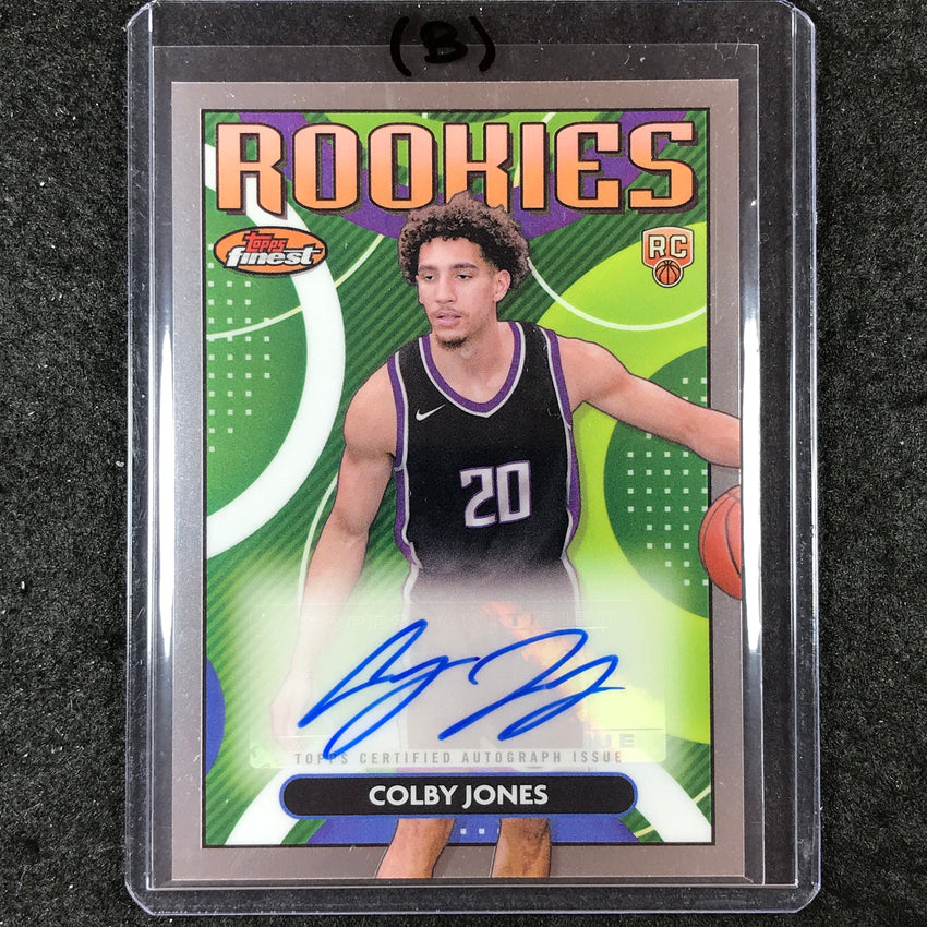 2023-24 Topps Finest COLBY JONES Rookie Finest Autograph Base #CJ (B)