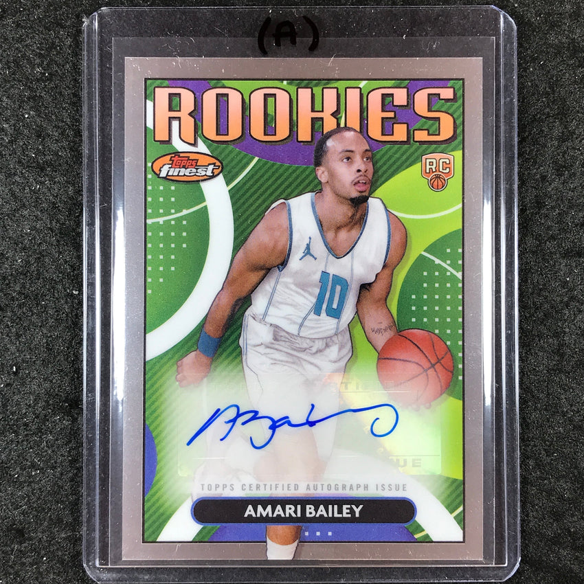 2023-24 Topps Finest AMARI BAILEY Rookie Finest Autograph Base #ABA (A)