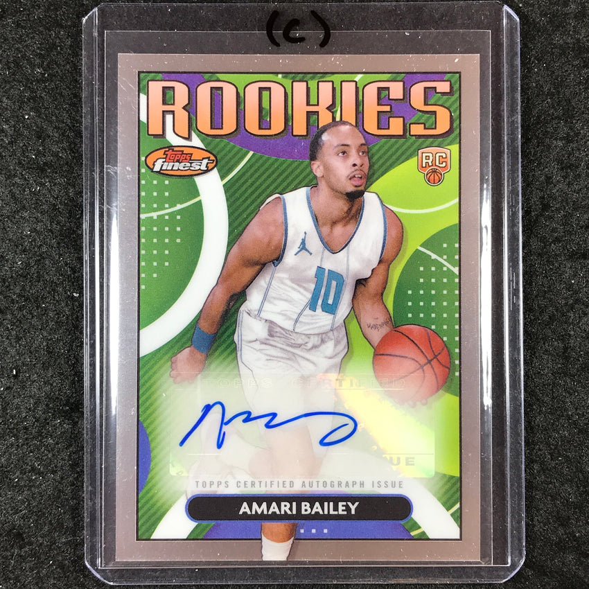 2023-24 Topps Finest AMARI BAILEY Rookie Finest Autograph Base #ABA (C)
