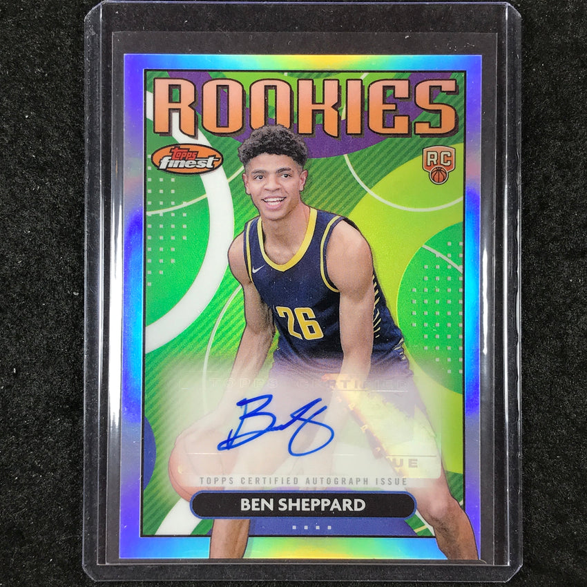2023-24 Topps Finest BEN SHEPPARD Rookie Finest Autograph Refractor #BS