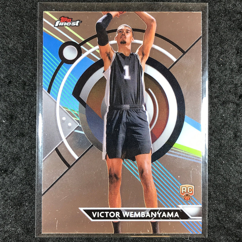 2023-24 Topps Finest VICTOR WEMBANYAMA Rookie Base Common #76