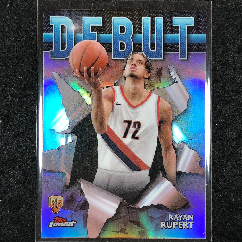 2023-24 Topps Finest RAYAN RUPERT Debut Rookie Refractor #25