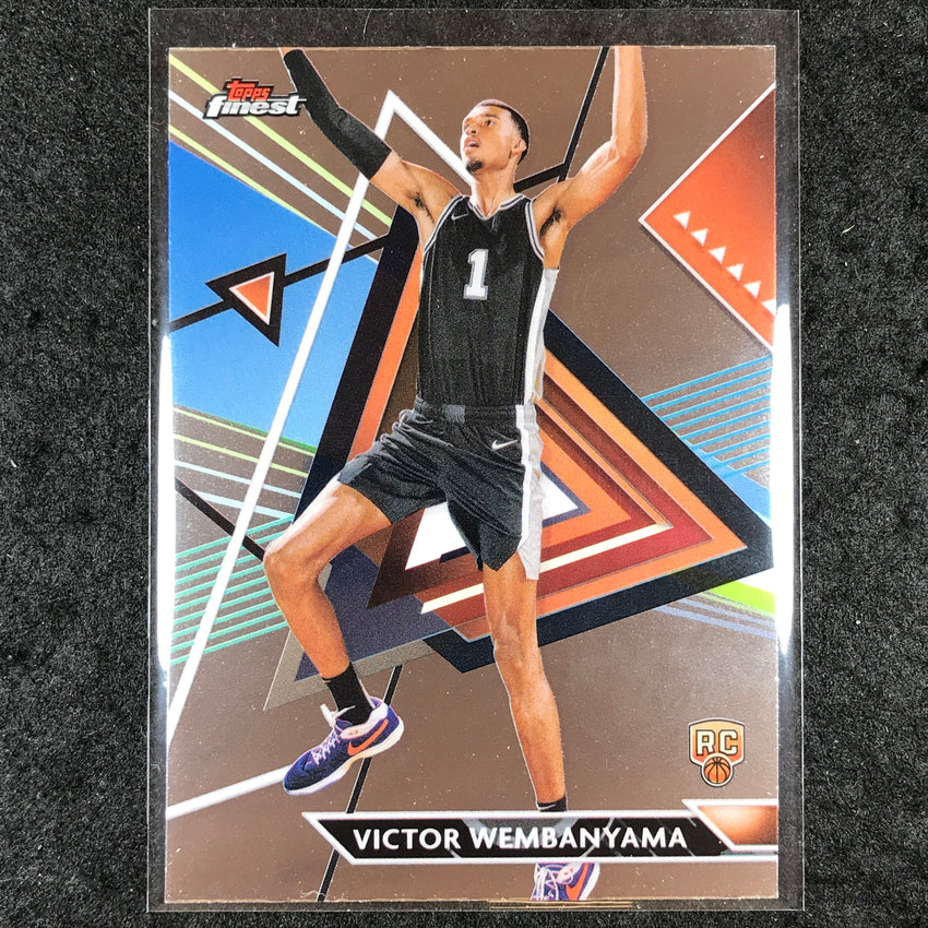 2023-24 Topps Finest VICTOR WEMBANYAMA Rookie Base Uncommon #197