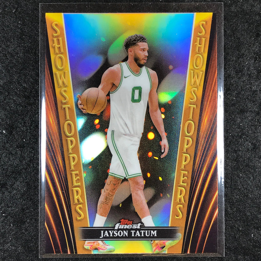 2023-24 Topps Finest JAYSON TATUM Showstoppers Refractor #2