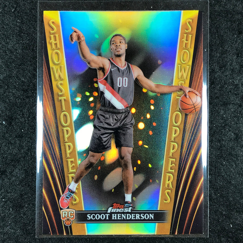 2023-24 Topps Finest SCOOT HENDERSON Showstoppers Rookie Refractor #23