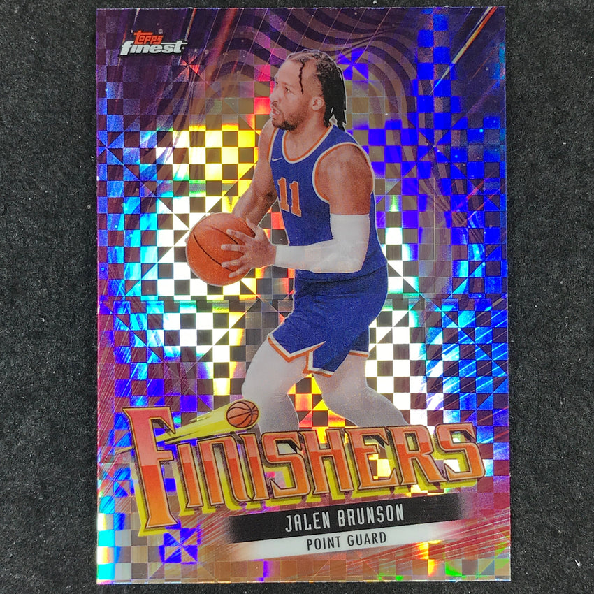 2023-24 Topps Finest JALEN BRUNSON Finishers Checkerboard #4