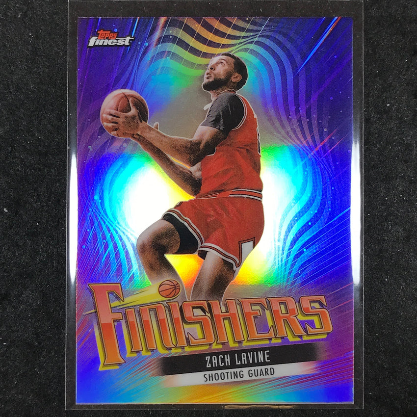 2023-24 Topps Finest ZACH LAVINE Finishers Refractor #1