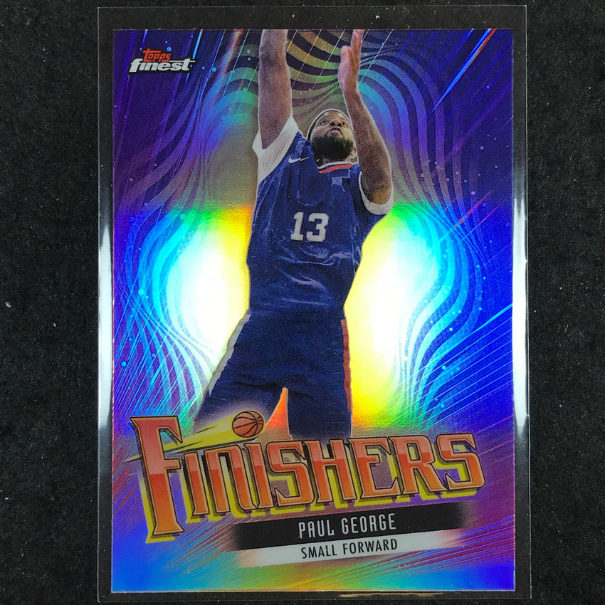 2023-24 Topps Finest PAUL GEORGE Finishers Refractor #8