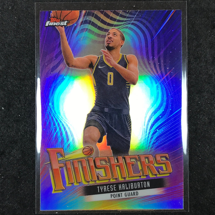 2023-24 Topps Finest TYRESE HALIBURTON Finishers Refractor #9