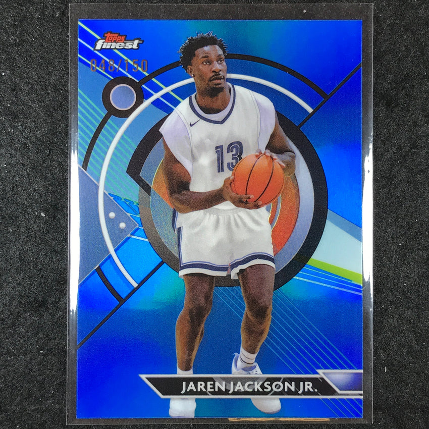 2023-24 Topps Finest JAREN JACKSON JR. Base Common Blue 48/150