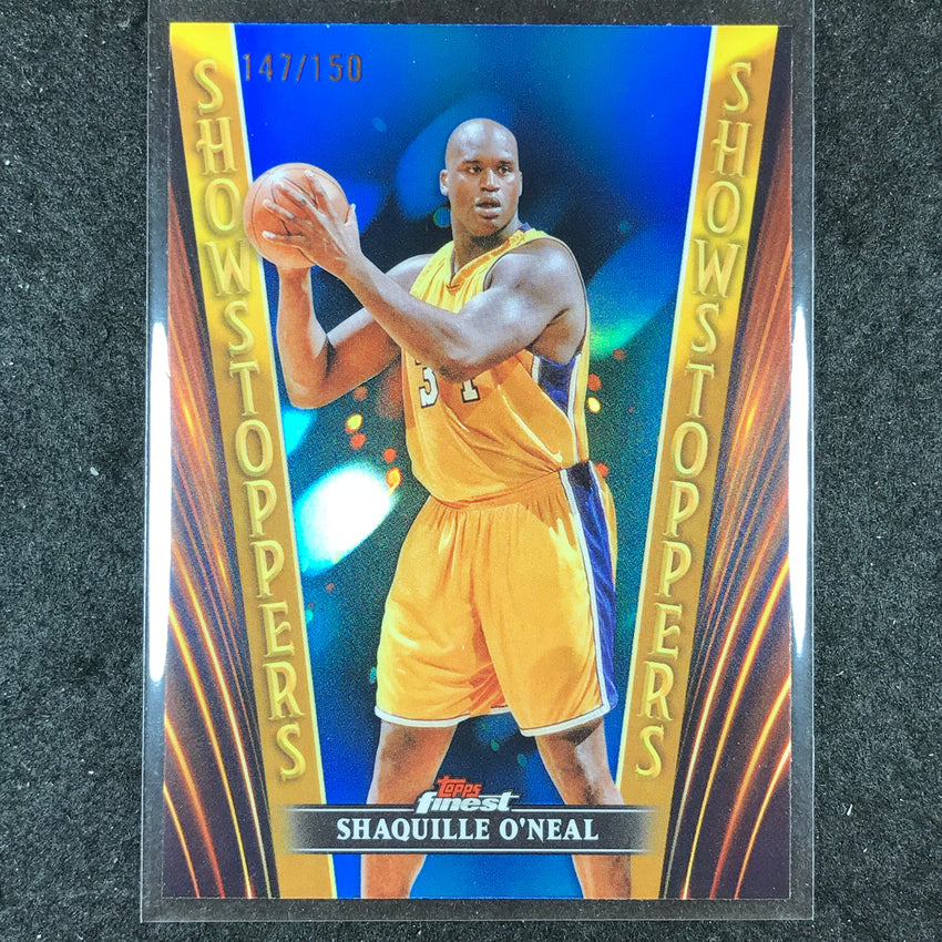 2023-24 Topps Finest SHAQUILLE O'NEAL Showstoppers Blue 147/150