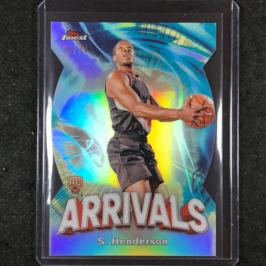 2023-24 Topps Finest SCOOT HENDERSON Arrivals Rookie Die-Cut Refractor 20/74