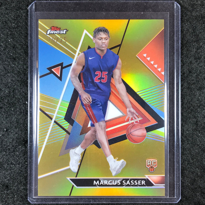 2023-24 Topps Finest MARCUS SASSER Rookie Base Uncommon Gold 10/25