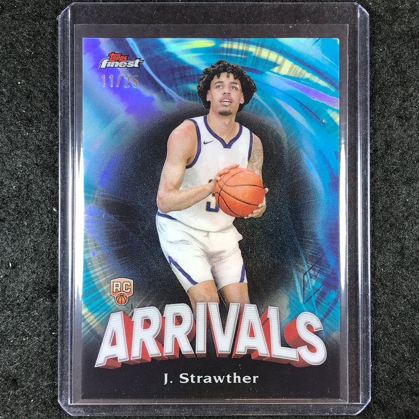 2023-24 Topps Finest JULIAN STRAWTHER Arrivals Base Black 11/25
