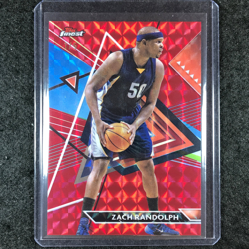 2023-24 Topps Finest ZACH RANDOLPH Base Uncommon Red 1/5