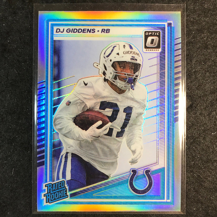 2025 Donruss Optic Football DJ GIDDENS Rated Rookie Holo #258