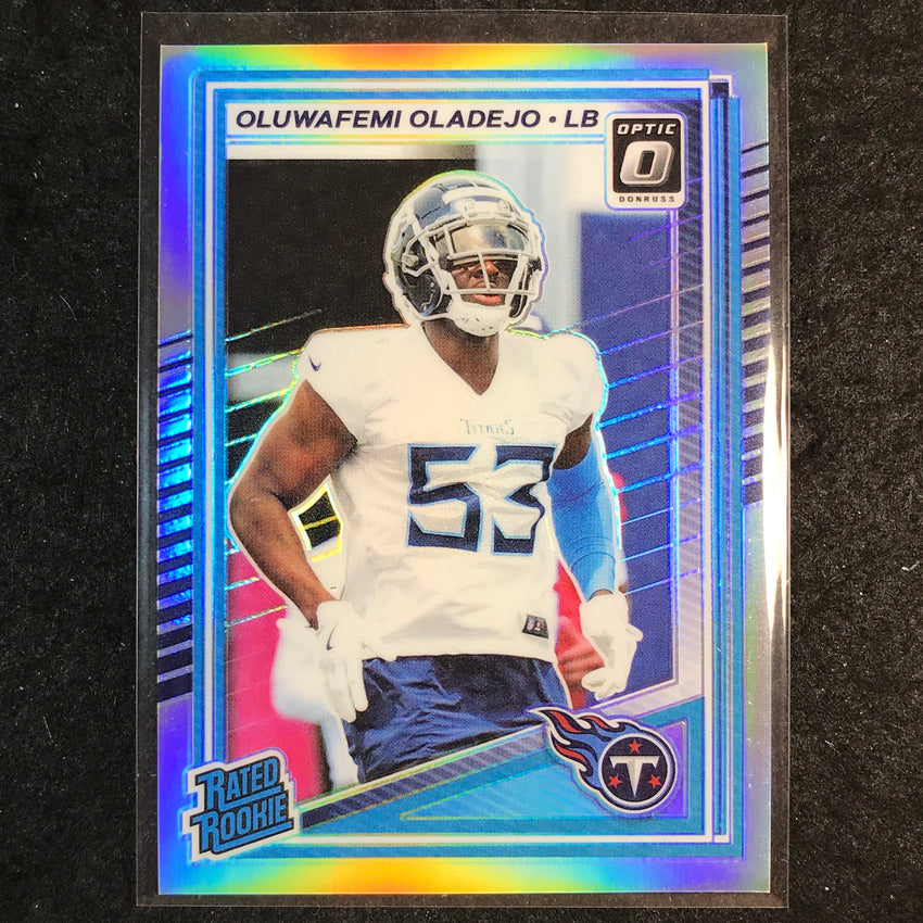 2025 Donruss Optic Football OLUWAFEMI OLADEJO Rated Rookie Holo #280