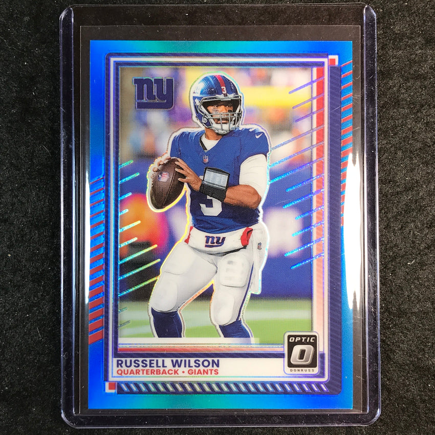 2025 Donruss Optic Football RUSSELL WILSON Base Aqua 320/349 #50