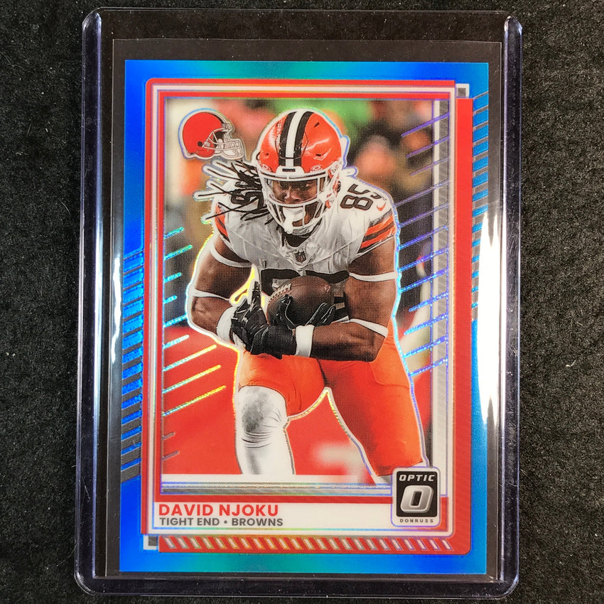 2025 Donruss Optic Football DAVID NJOKU Base Aqua 15/349 #76