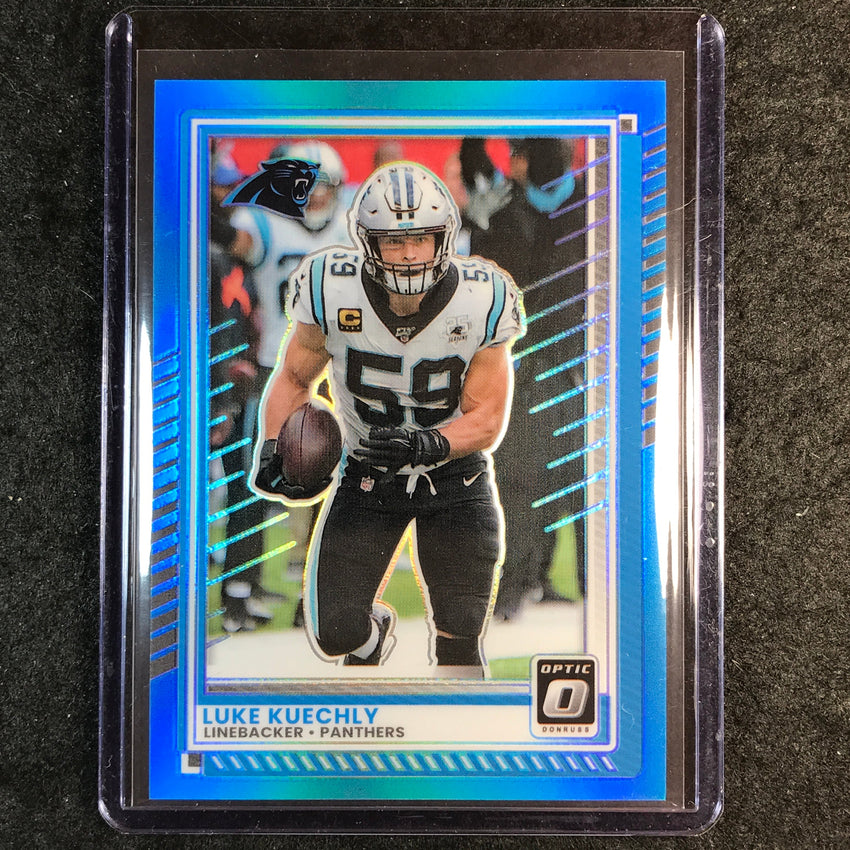 2025 Donruss Optic Football LUKE KUECHLY Base Aqua 101/349 #84