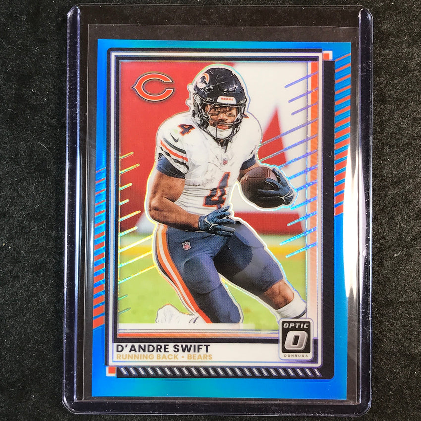 2025 Donruss Optic Football D'ANDRE SWIFT Base Aqua 144/349 #154