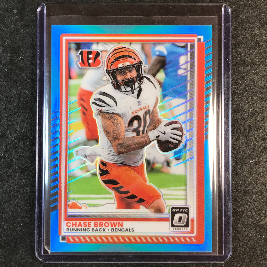 2025 Donruss Optic Football CHASE BROWN Base Aqua 3/349 #197