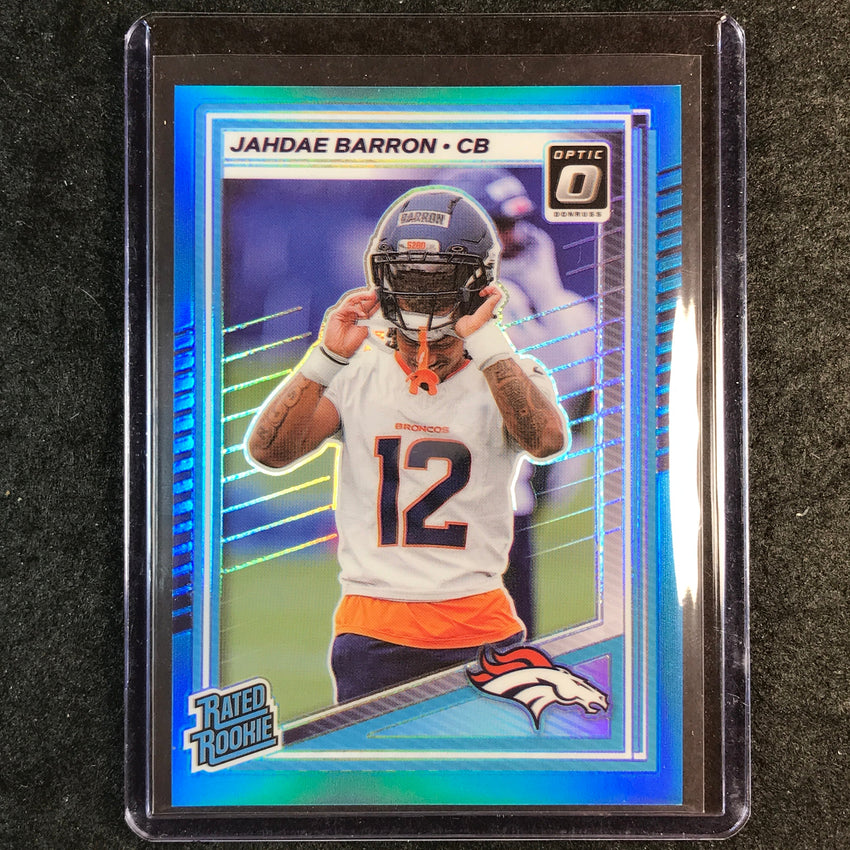 2025 Donruss Optic Football JAHDAE BARRON Rated Rookie Aqua 76/349 #207