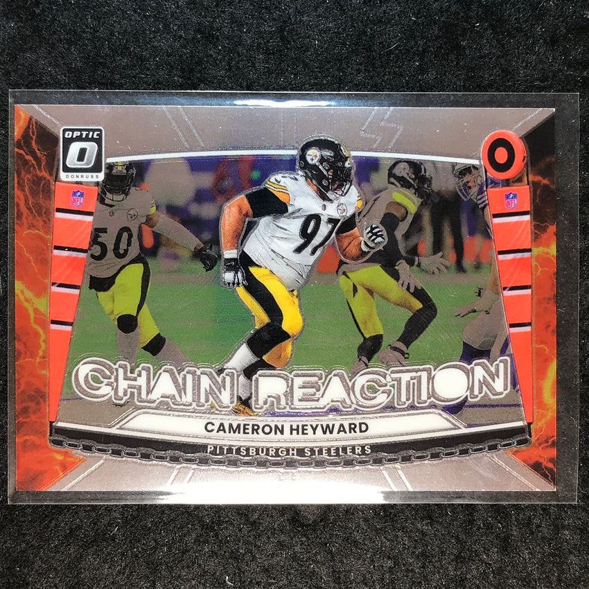 2025 Donruss Optic Football CAMERON HEYWARD Chain Reaction #1