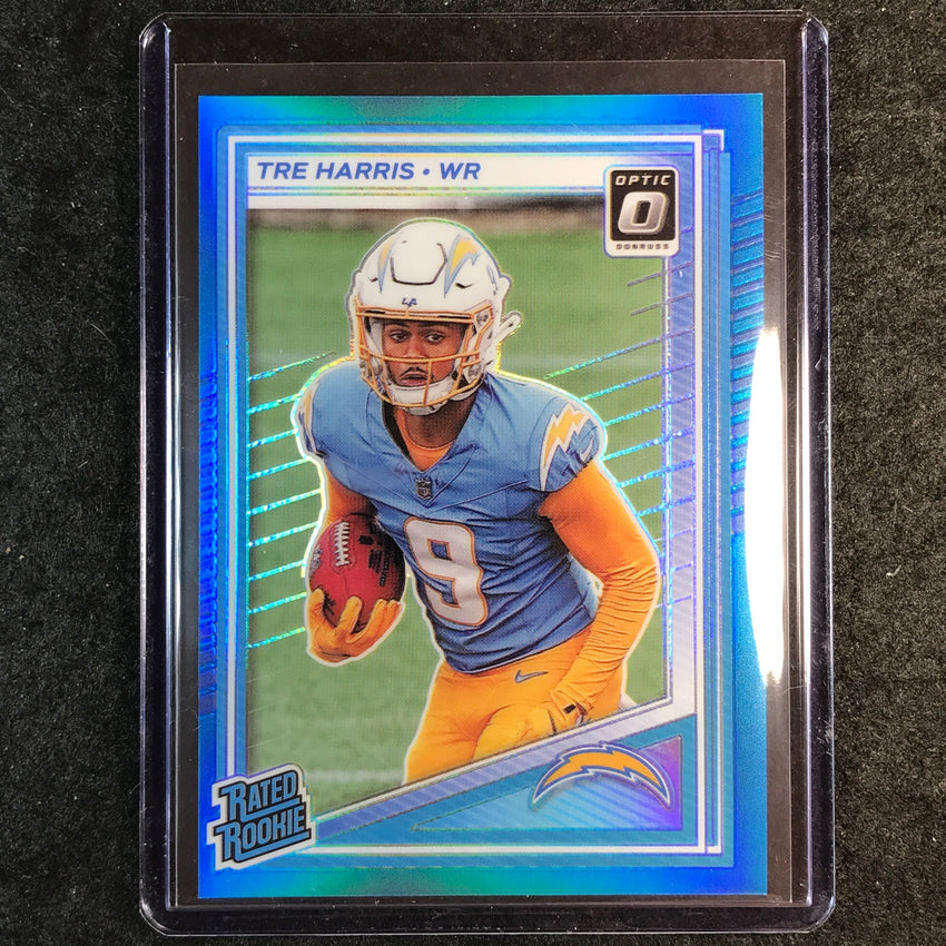 2025 Donruss Optic Football TRE HARRIS Rated Rookie Aqua 202/349 #229