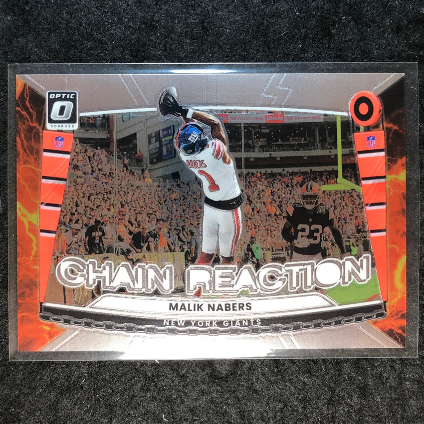 2025 Donruss Optic Football MALIK NABERS Chain Reaction #2
