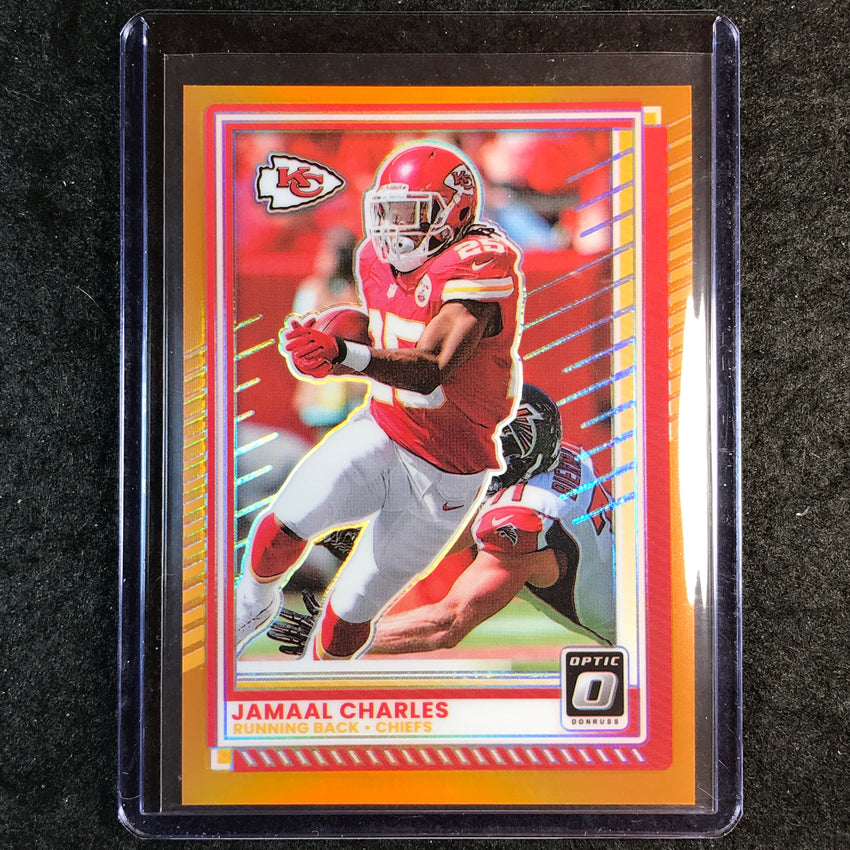 2025 Donruss Optic Football JAMAAL CHARLES Base Orange 66/299 #29