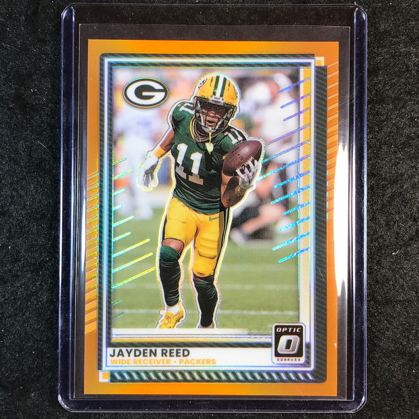 2025 Donruss Optic Football JAYDEN REED Base Orange 4/299 #41