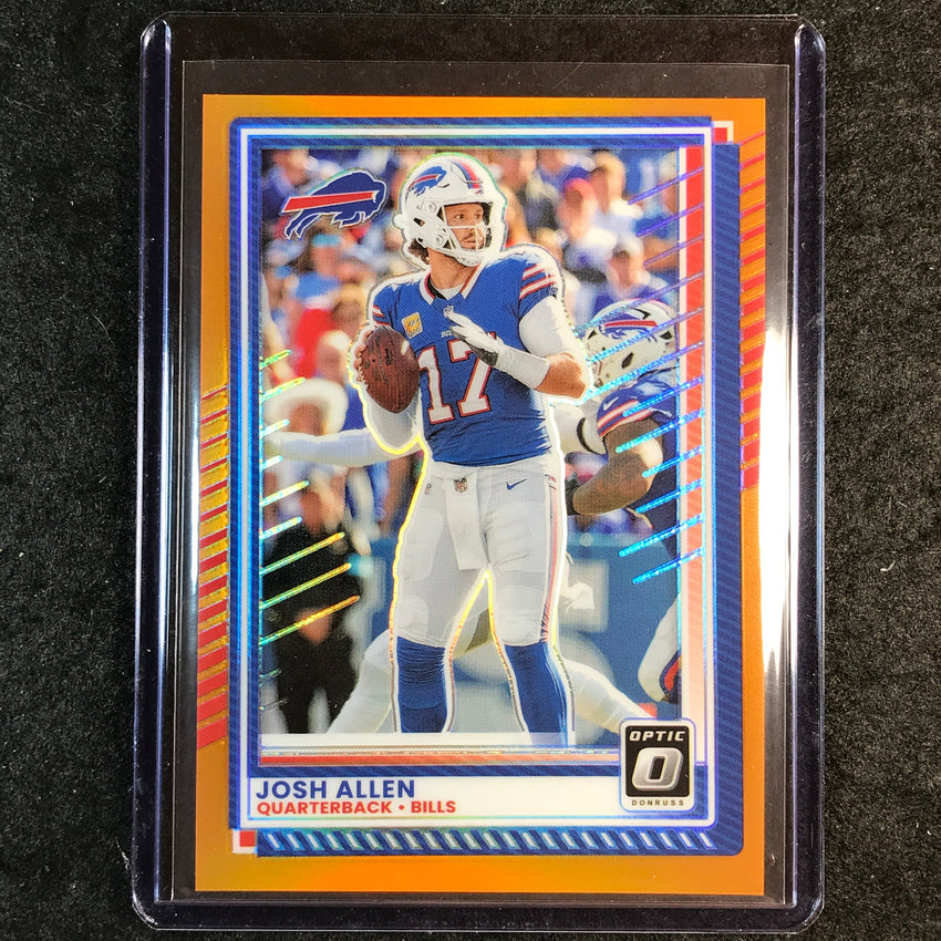 2025 Donruss Optic Football JOSH ALLEN Base Orange 111/299 #70