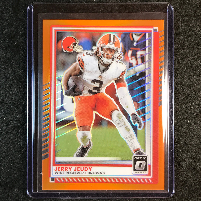 2025 Donruss Optic Football JERRY JEUDY Base Orange 244/299 #127