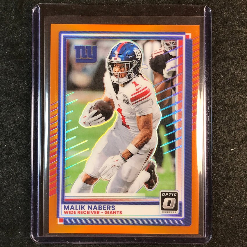 2025 Donruss Optic Football MALIK NABERS Base Orange 275/299 #182