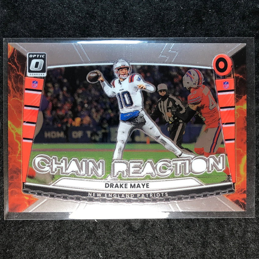 2025 Donruss Optic Football DRAKE MAYE Chain Reaction #9