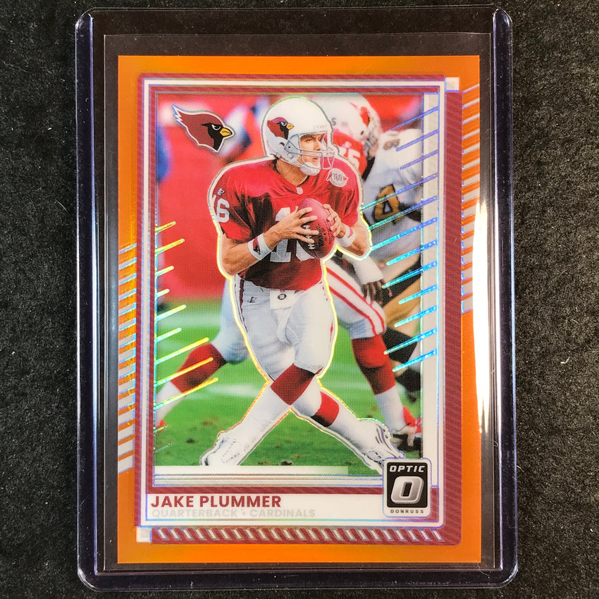 2025 Donruss Optic Football JAKE PLUMMER Base Orange 15/299 #189