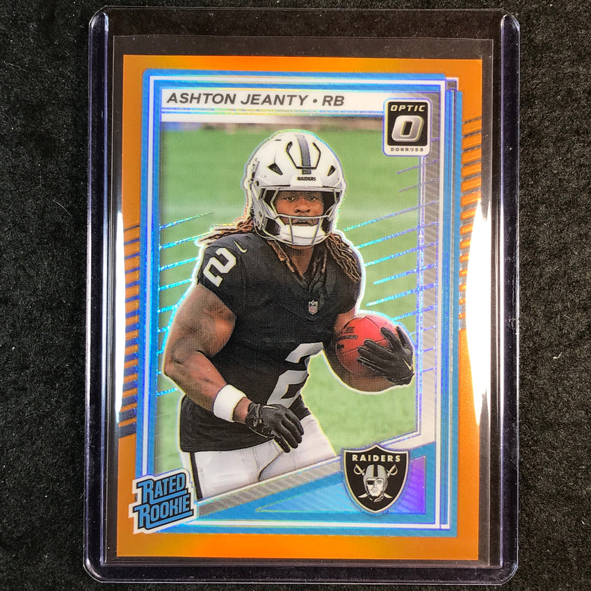 2025 Donruss Optic Football ASHTON JEANTY Rated Rookie Orange 240/299 #202