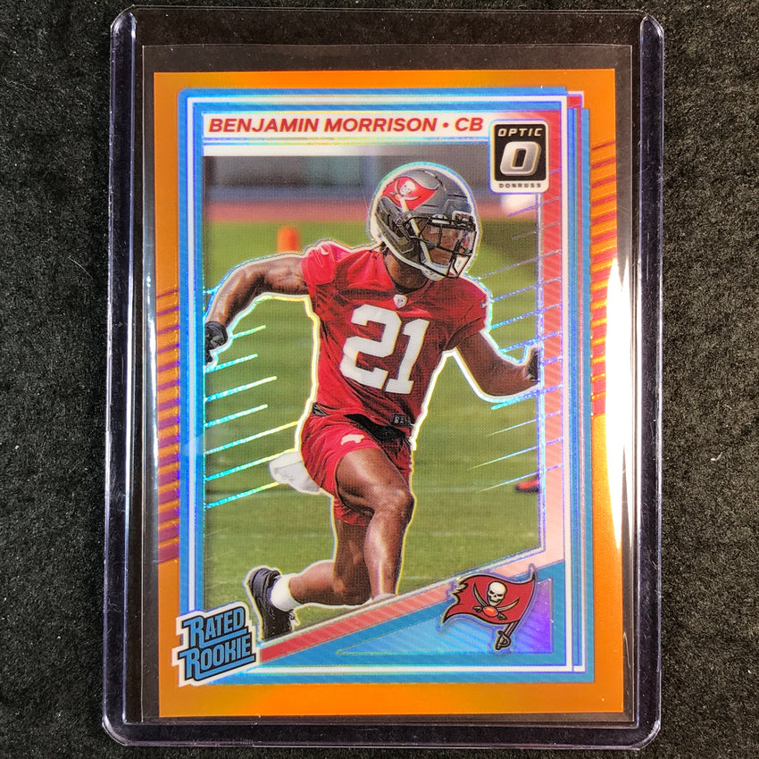 2025 Donruss Optic Football BENJAMIN MORRISON Rated Rookie Orange 244/299 #236