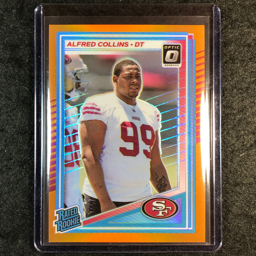 2025 Donruss Optic Football ALFRED COLLINS Rated Rookie Orange 46/299 #237