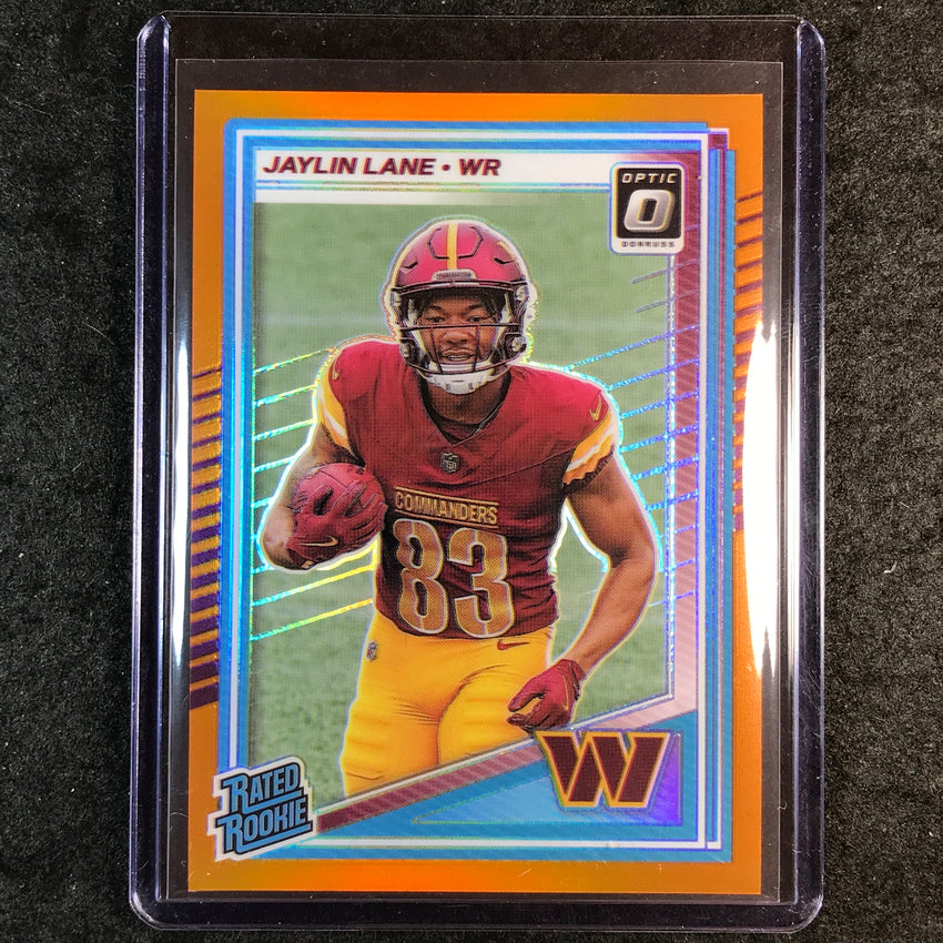 2025 Donruss Optic Football JAYLIN LANE Rated Rookie Orange 20/299 #249