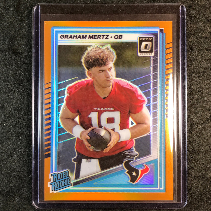 2025 Donruss Optic Football GRAHAM MERTZ Rated Rookie Orange 134/299 #259