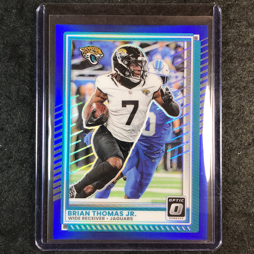 2025 Donruss Optic Football BRIAN THOMAS JR. Base Blue 180/249 #4