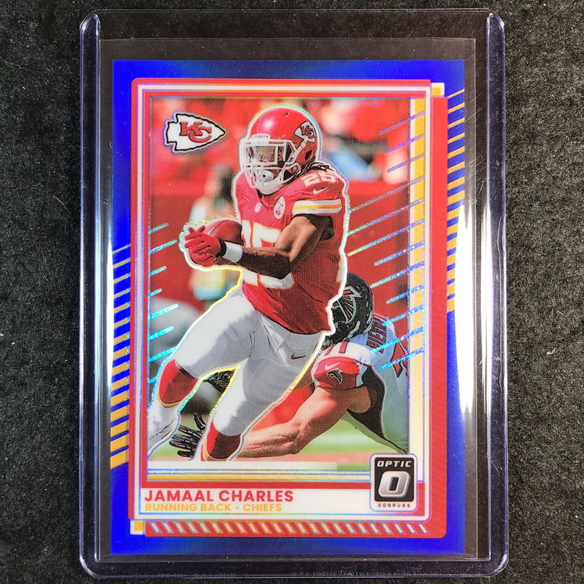 2025 Donruss Optic Football JAMAAL CHARLES Base Blue 76/249 #29
