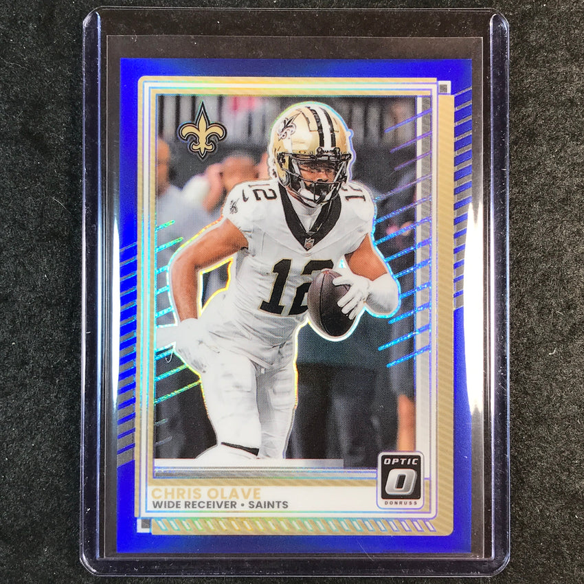 2025 Donruss Optic Football CHRIS OLAVE Base Blue 226/249 #73