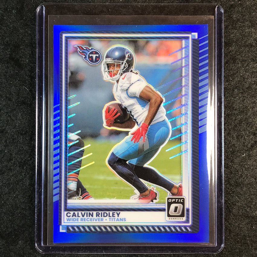 2025 Donruss Optic Football CALVIN RIDLEY Base Blue 18/249 #110
