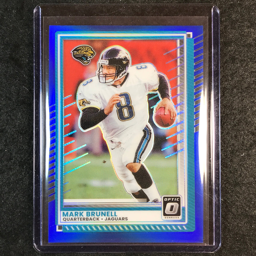 2025 Donruss Optic Football MARK BRUNELL Base Blue 63/249 #121