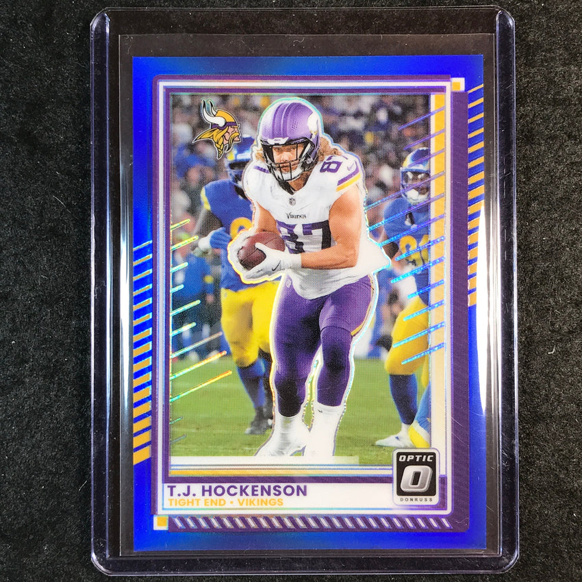 2025 Donruss Optic Football T.J. HOCKENSON Base Blue 143/249 #145